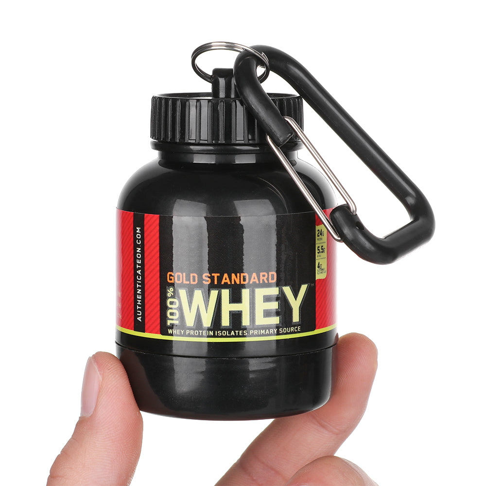 Gold Standard Mini Whey Protein Keychain (Double Scoop Size).