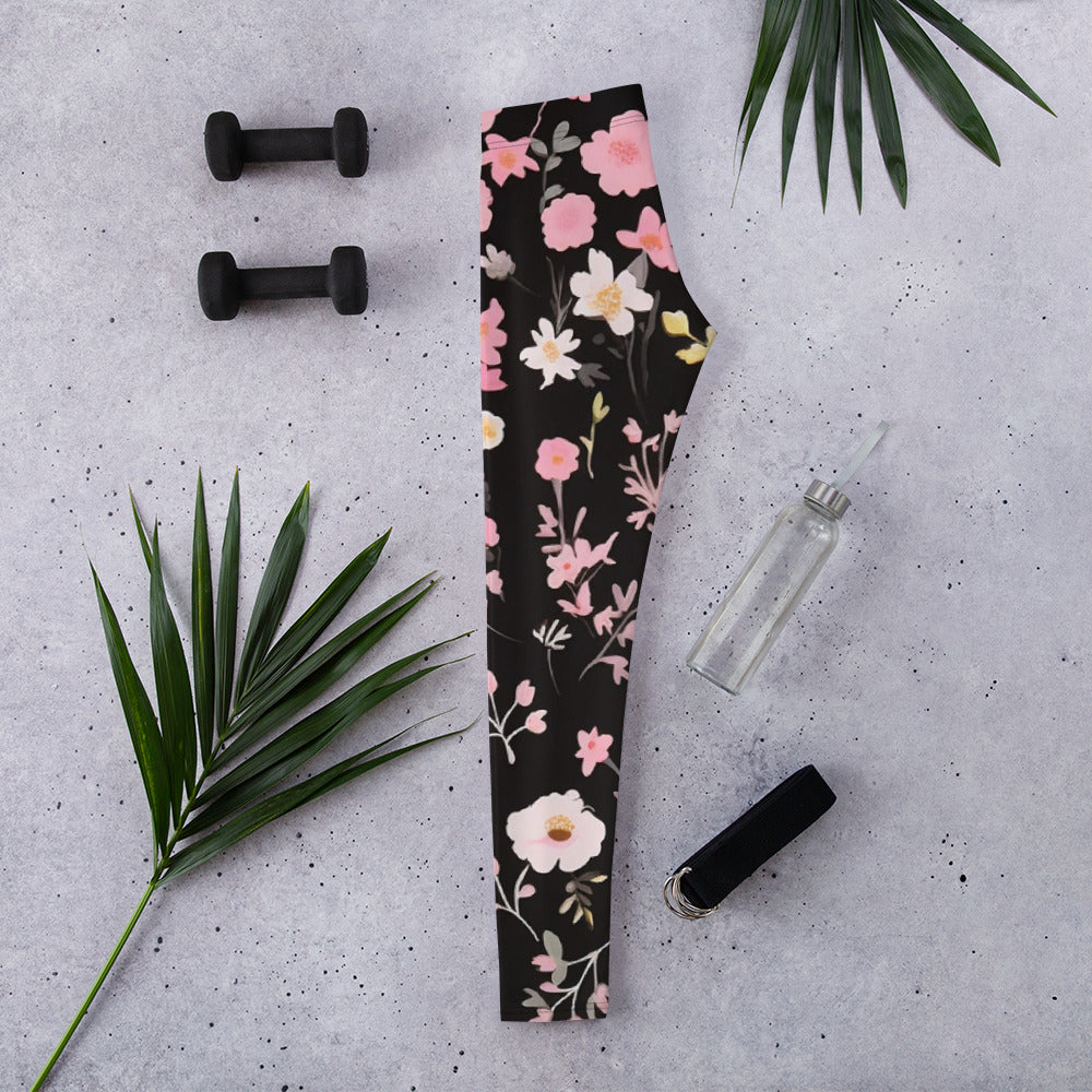 Multicolor Floral Print Women's Leggings