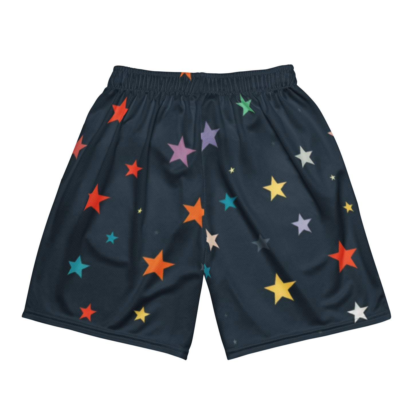 Vibrant Stars Unisex Mesh Shorts
