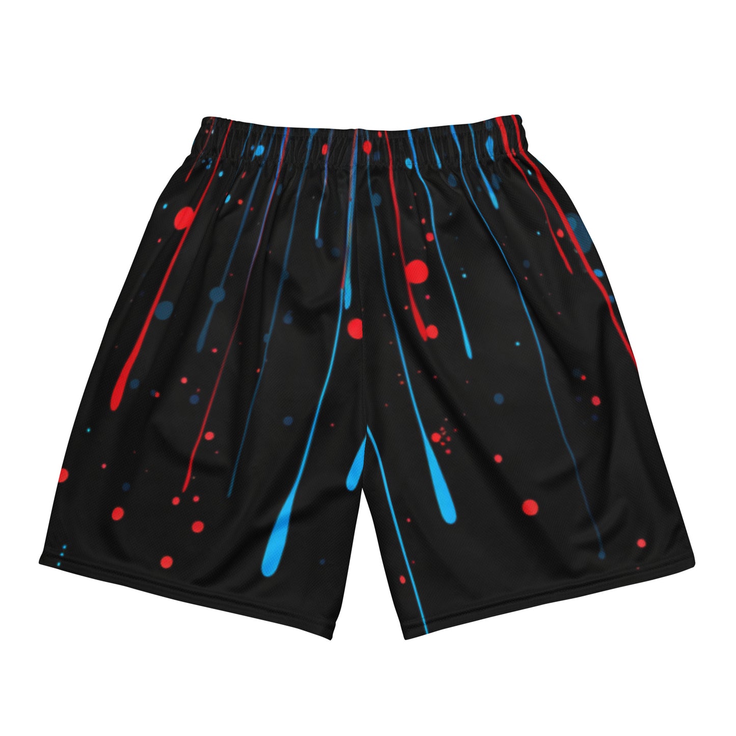 Paint Drops Unisex Mesh-Shorts