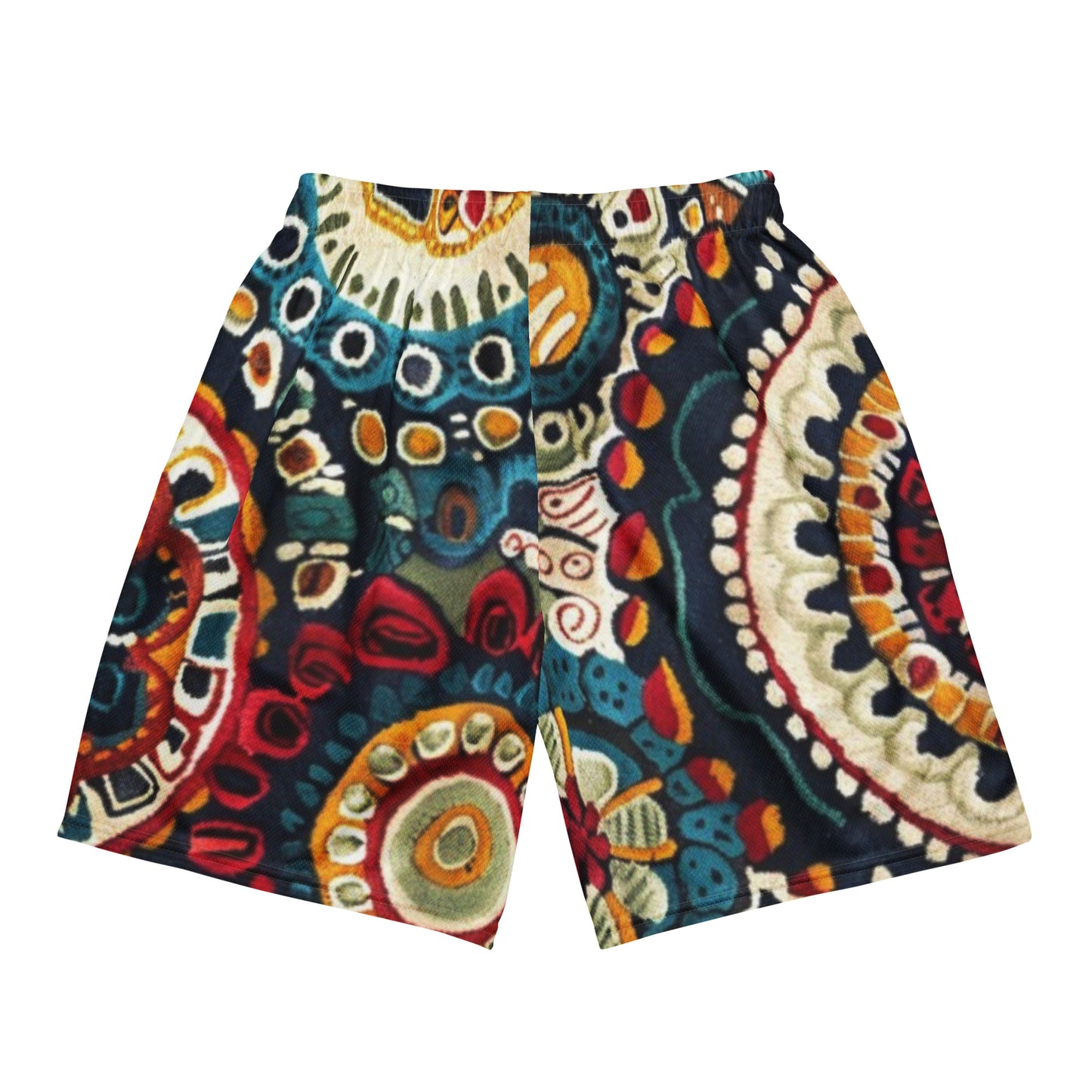 Ethnic Fusion Unisex Mesh Shorts