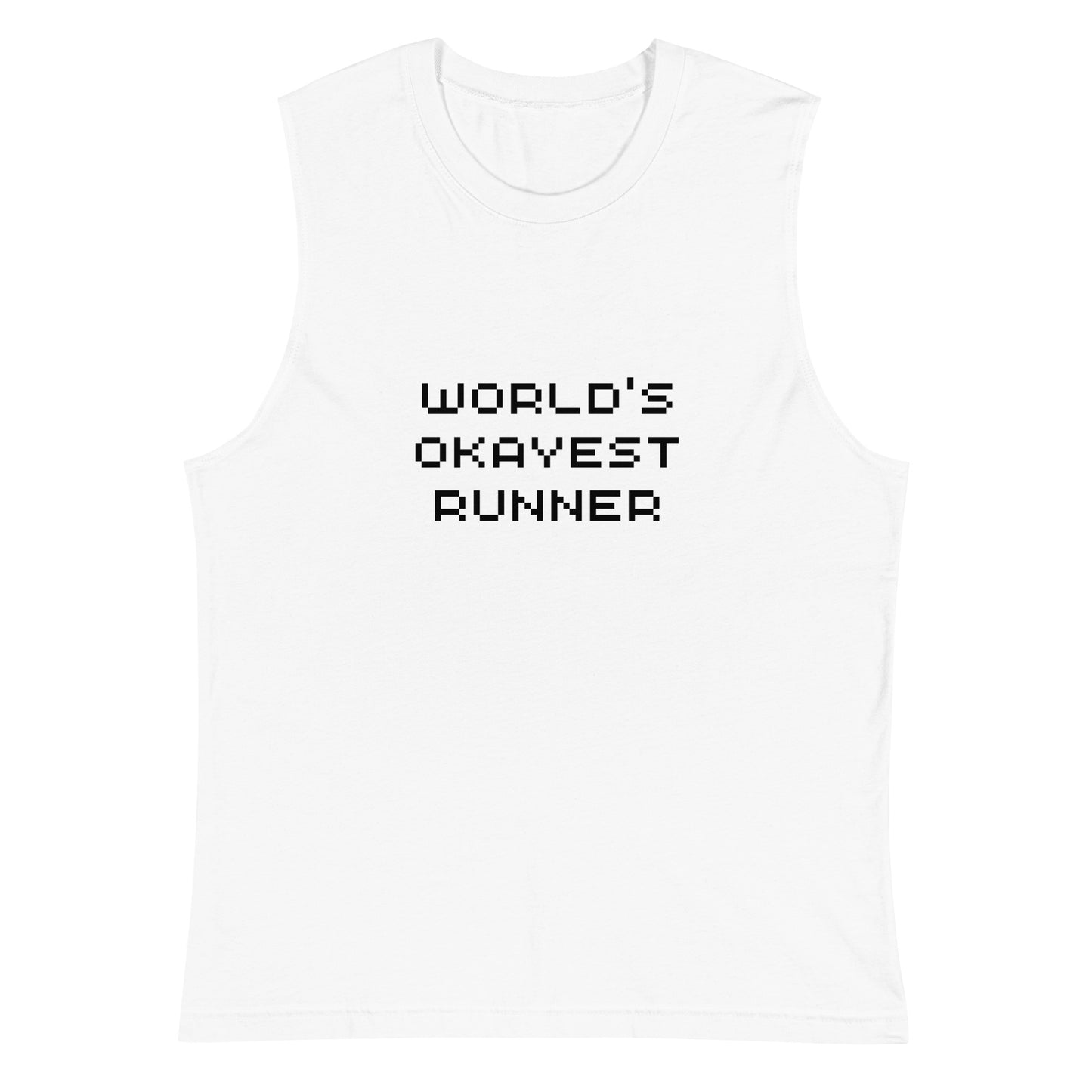 World's Okayest Runner Muscle Tank-Top