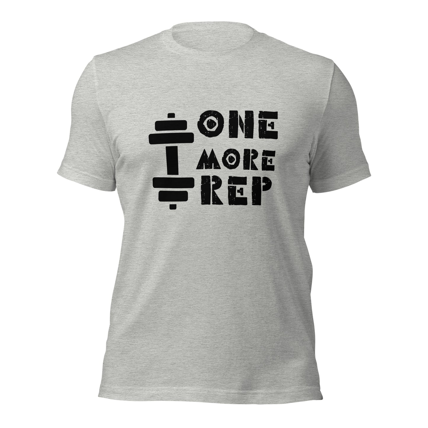 T-Shirt mit Aufdruck „ONE MORE REP“