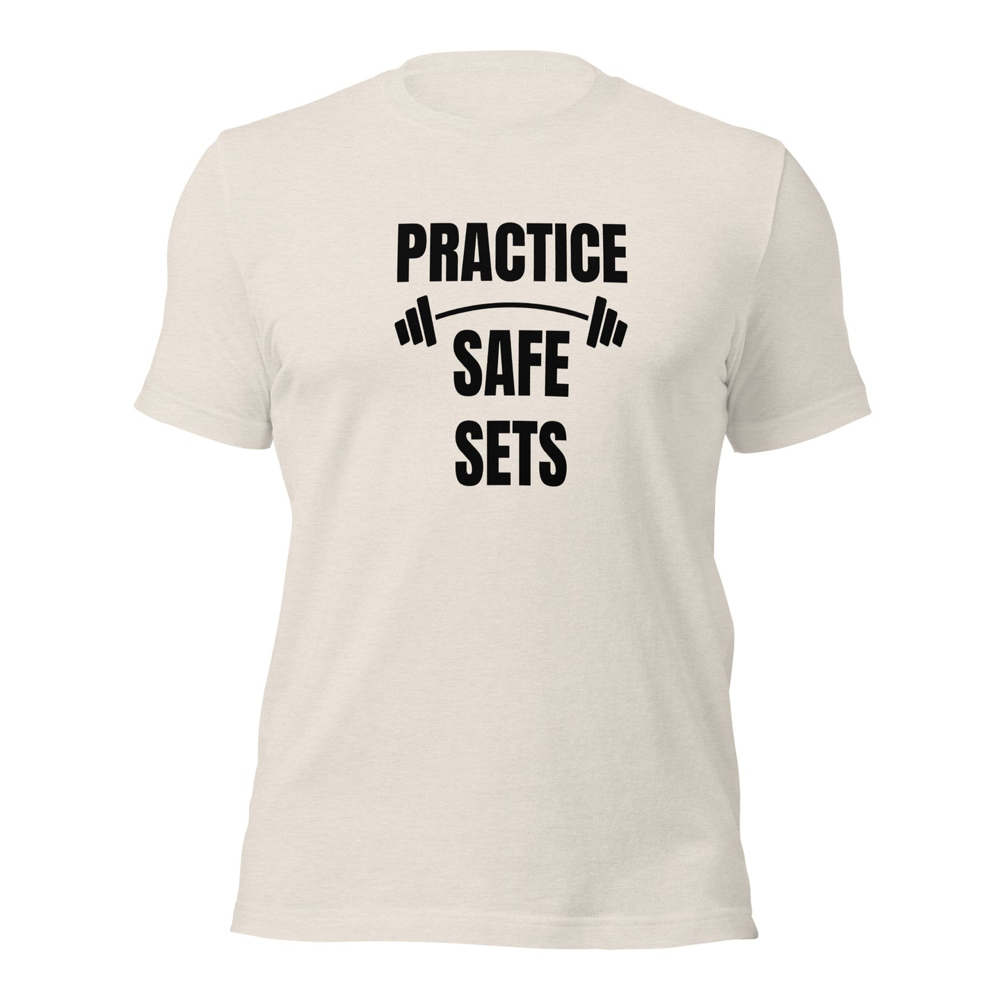 T-Shirt mit Aufdruck „Praxissichere Sets“