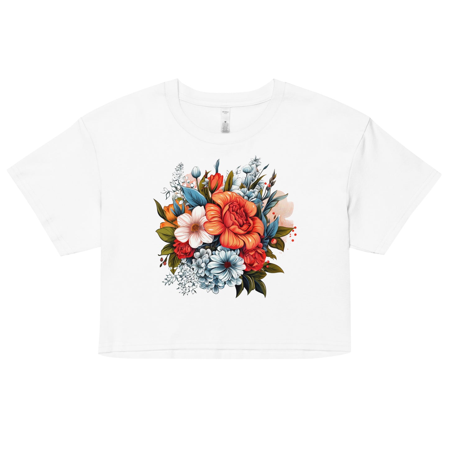 FLOWER BUNCH Women’s Crop Top