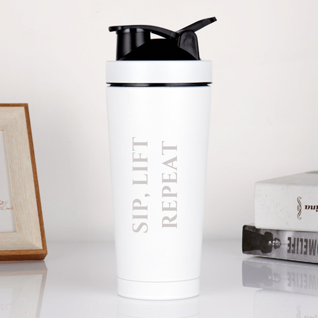 SIP, LIFT REPEAT Protein Shaker Bottle