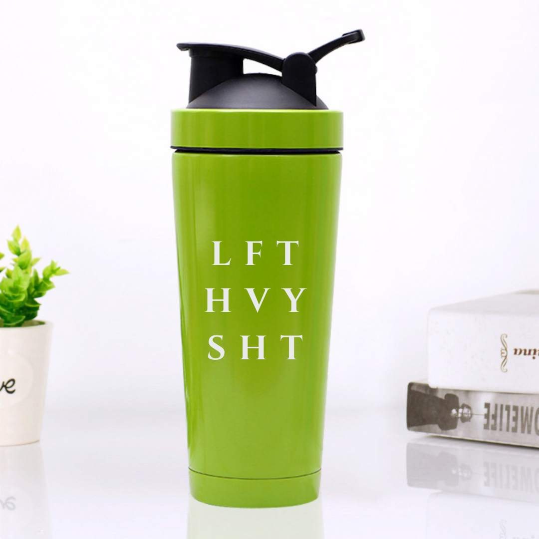 LFT HVY SHT Protein-Shaker-Flasche