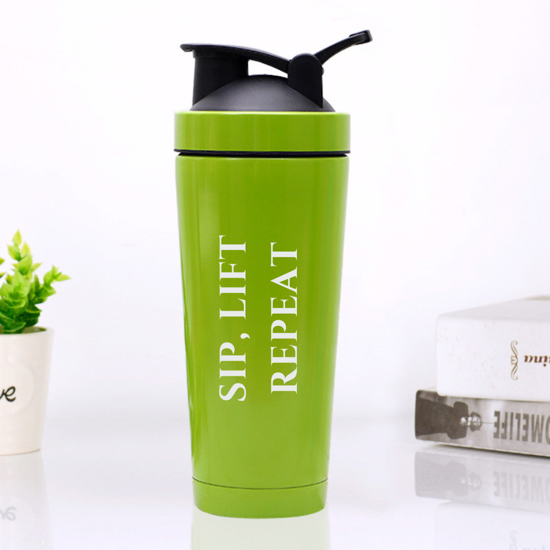 SIP, LIFT REPEAT Protein Shaker Bottle