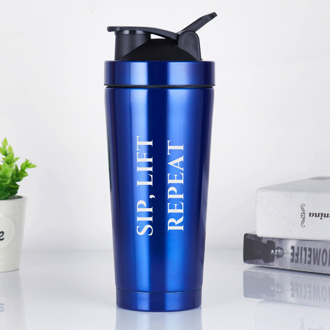 SIP, LIFT REPEAT Protein Shaker Bottle