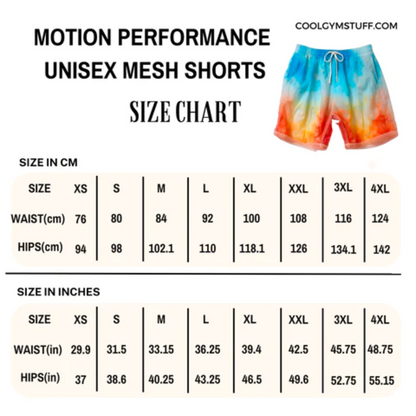 Fire Ball Unisex Mesh Shorts