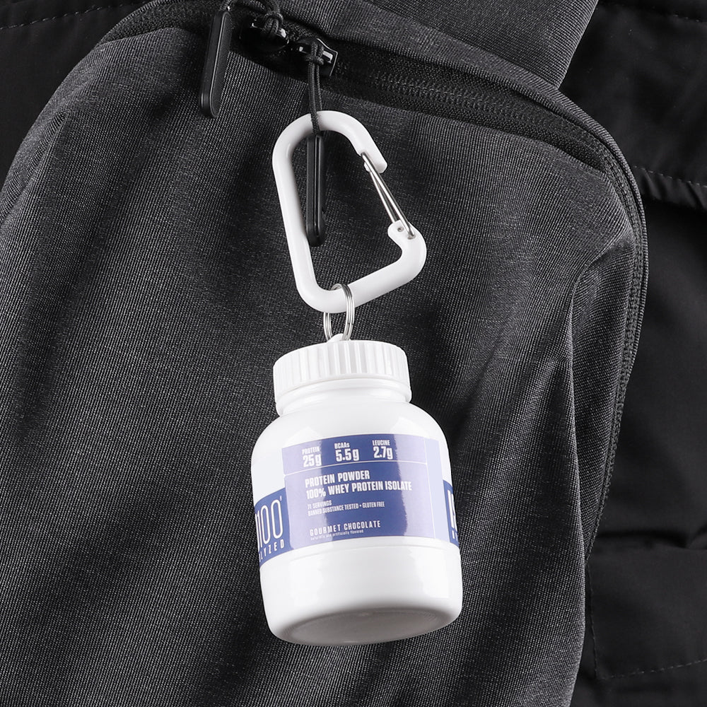 ISO 100 Mini Whey Protein Keychain (Double Scoop Size)