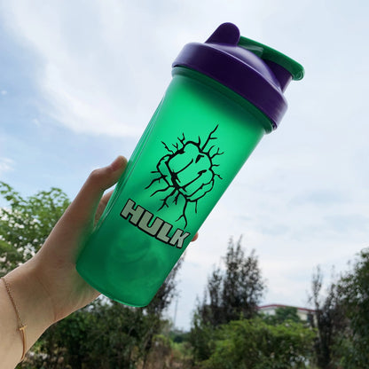 Smash your workouts with our 700ml HULK Protein Shaker. A must-have gym bro gift for Marvel and Avengers fans. Stay powerful with every shake. #ProteinShaker #Marvel #Avengers #WorkoutGifts