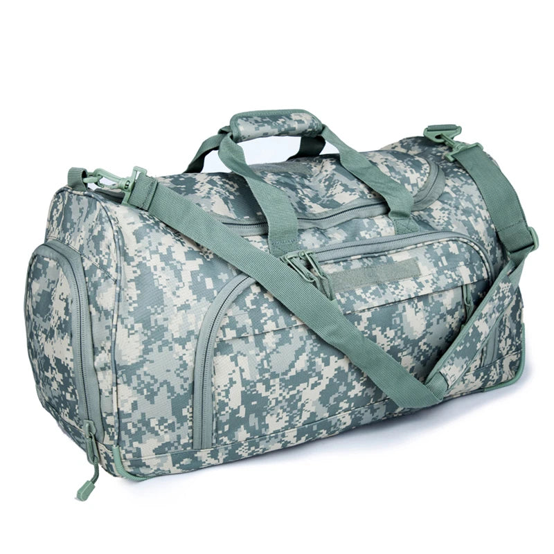 Waterproof Gym Bag (ARMY COMBAT): The Ultimate Military Tactical Duffle for All Your Fitness and Travel Needs