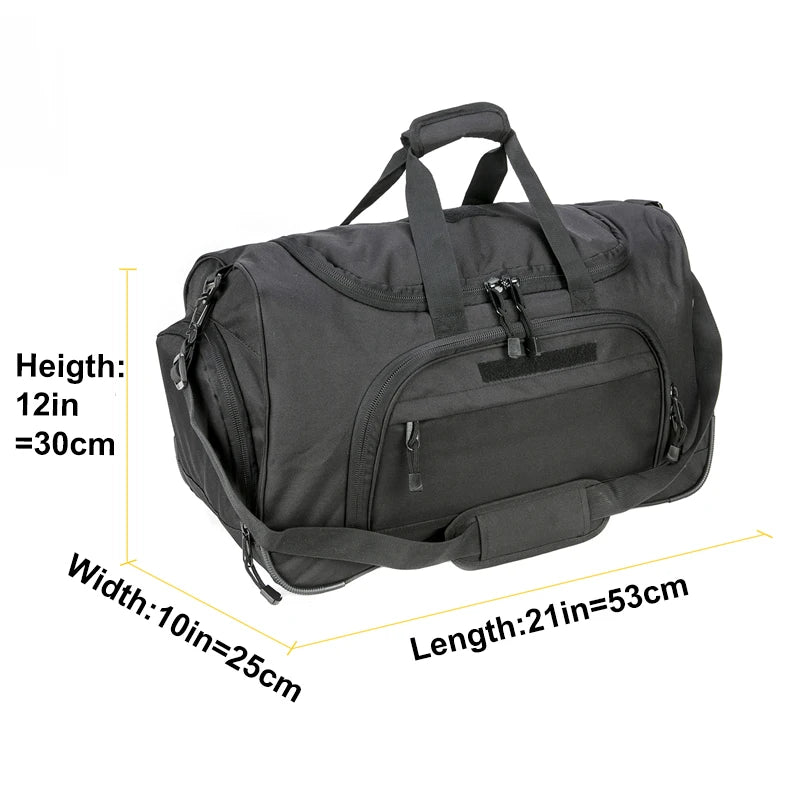 Waterproof Gym Bag - BLACK