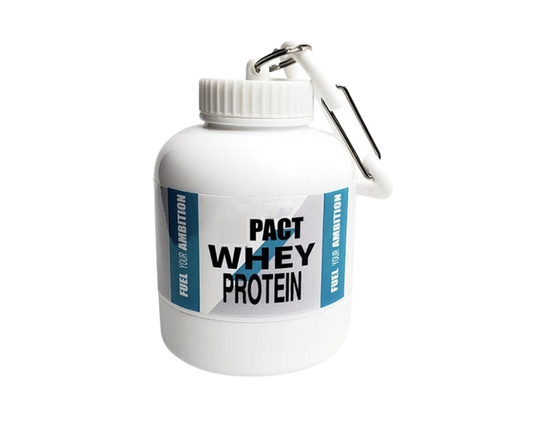 PACT Mini Whey Protein Keychain (Double Scoop Size)