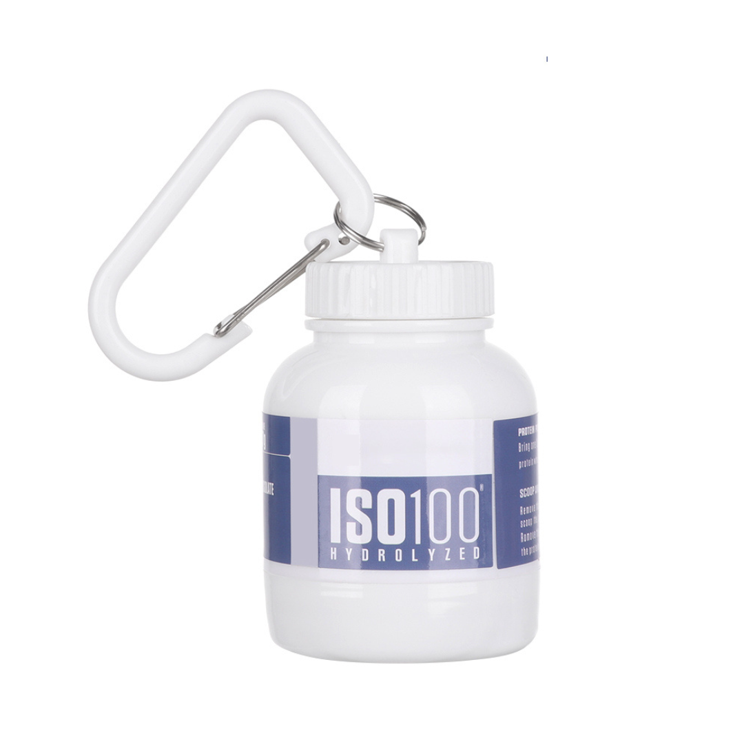 ISO 100 Mini Whey Protein Keychain (Single Scoop Size).