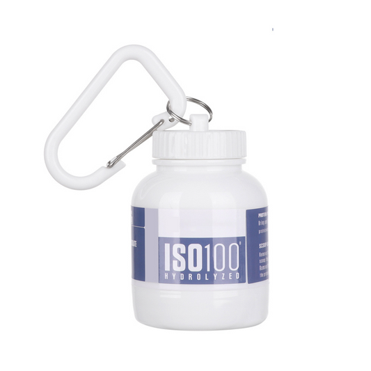 ISO 100 Mini-Whey-Protein-Schlüsselanhänger (Einzellöffelgröße) 