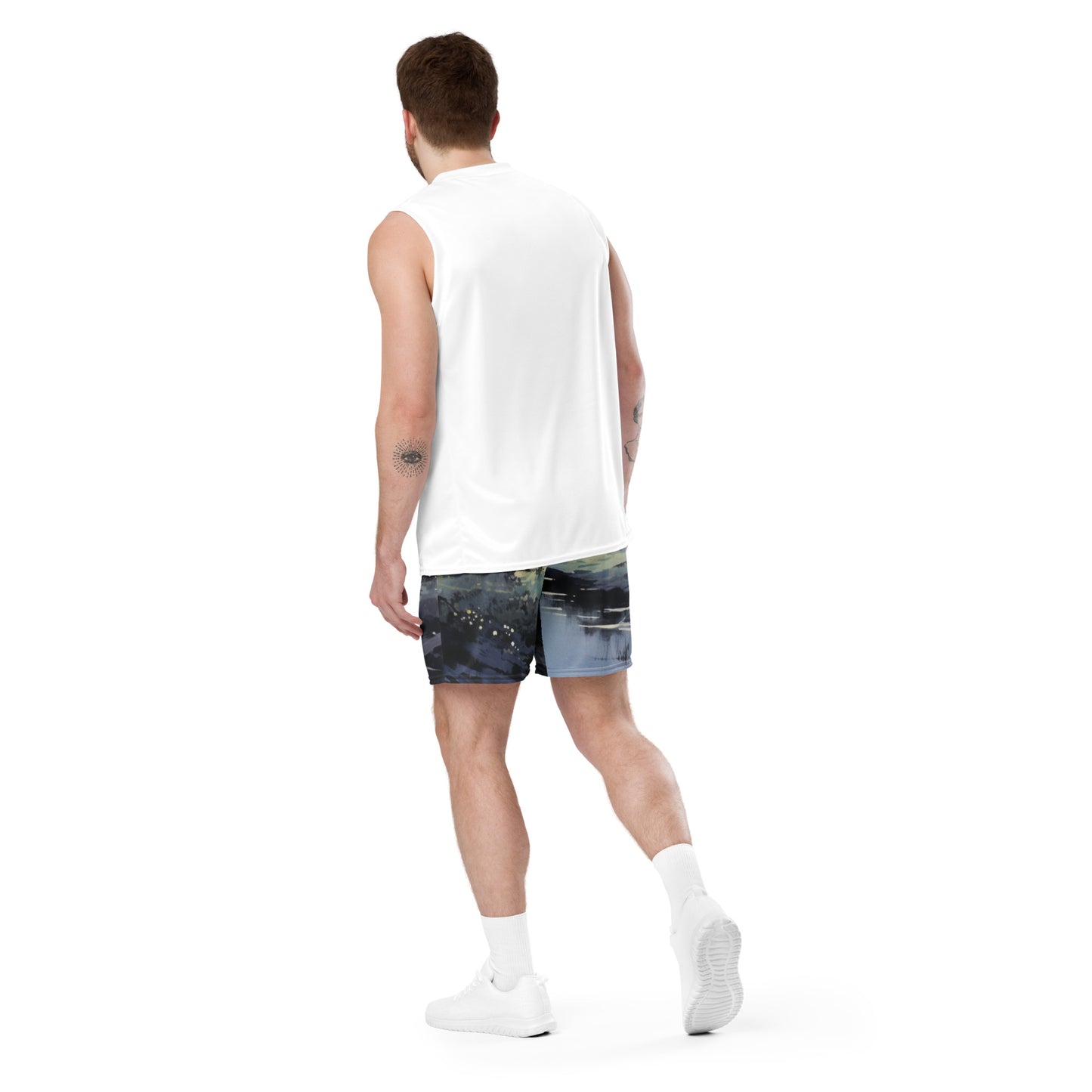 Dark Woods Unisex Mesh Shorts