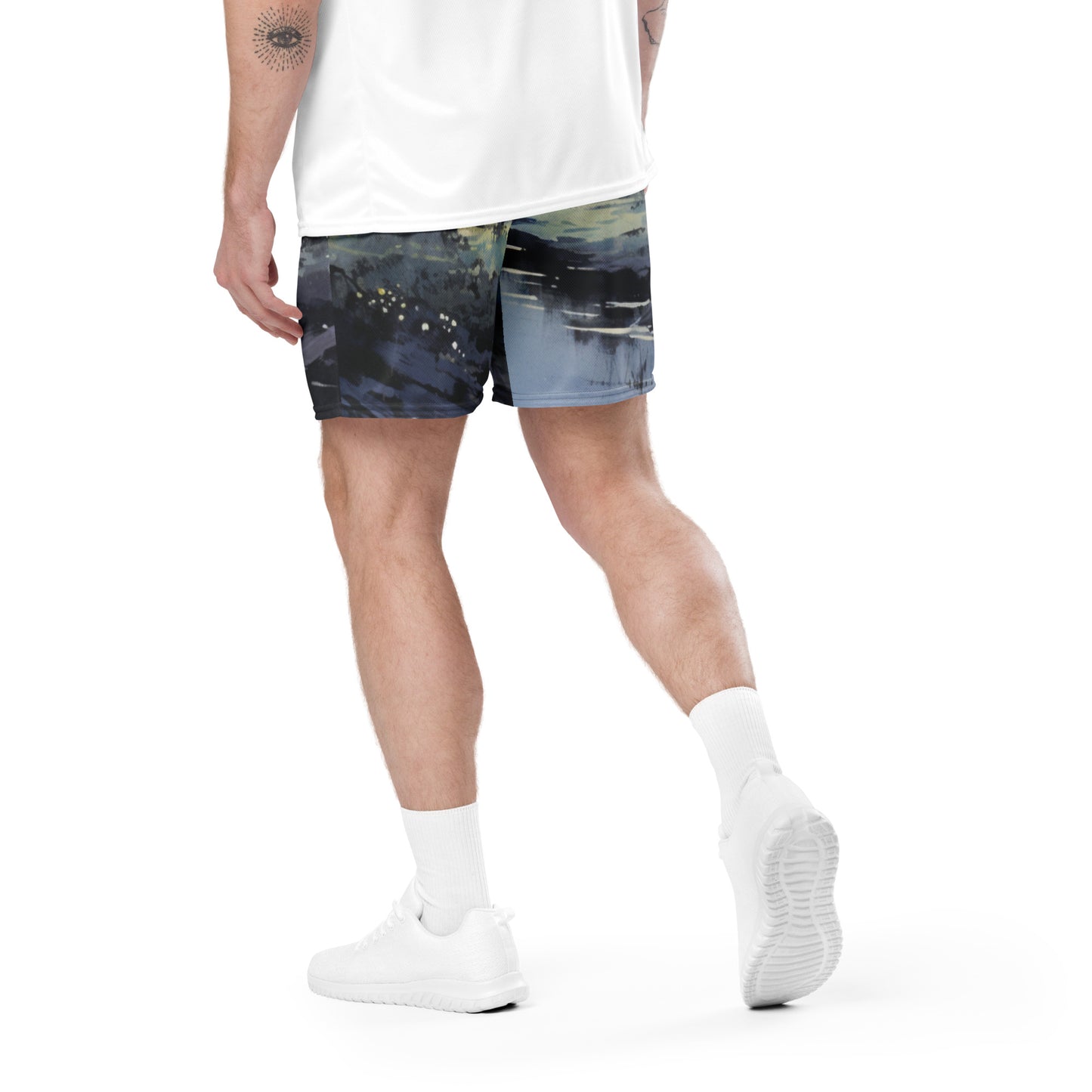 Dark Woods Unisex-Mesh-Shorts