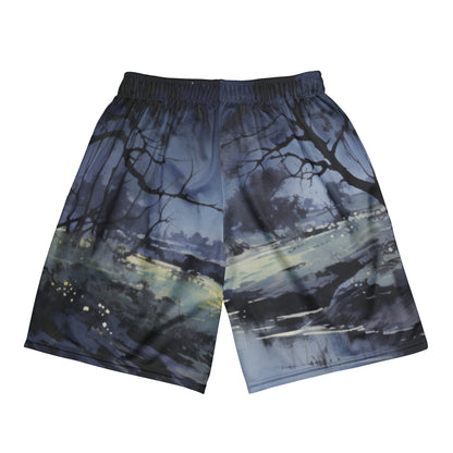 Dark Woods Unisex-Mesh-Shorts