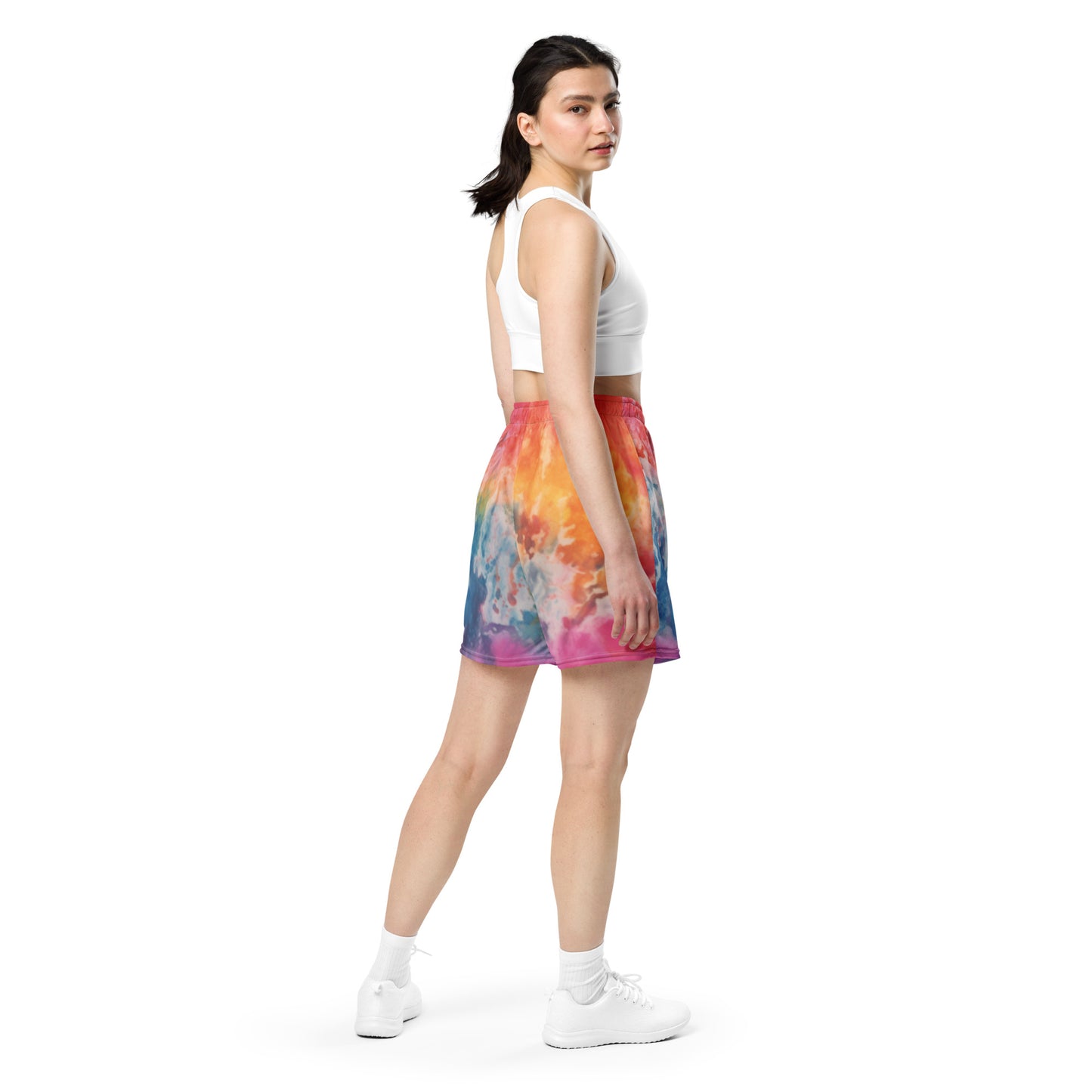 Regenbogen Burst Unisex Mesh Shorts