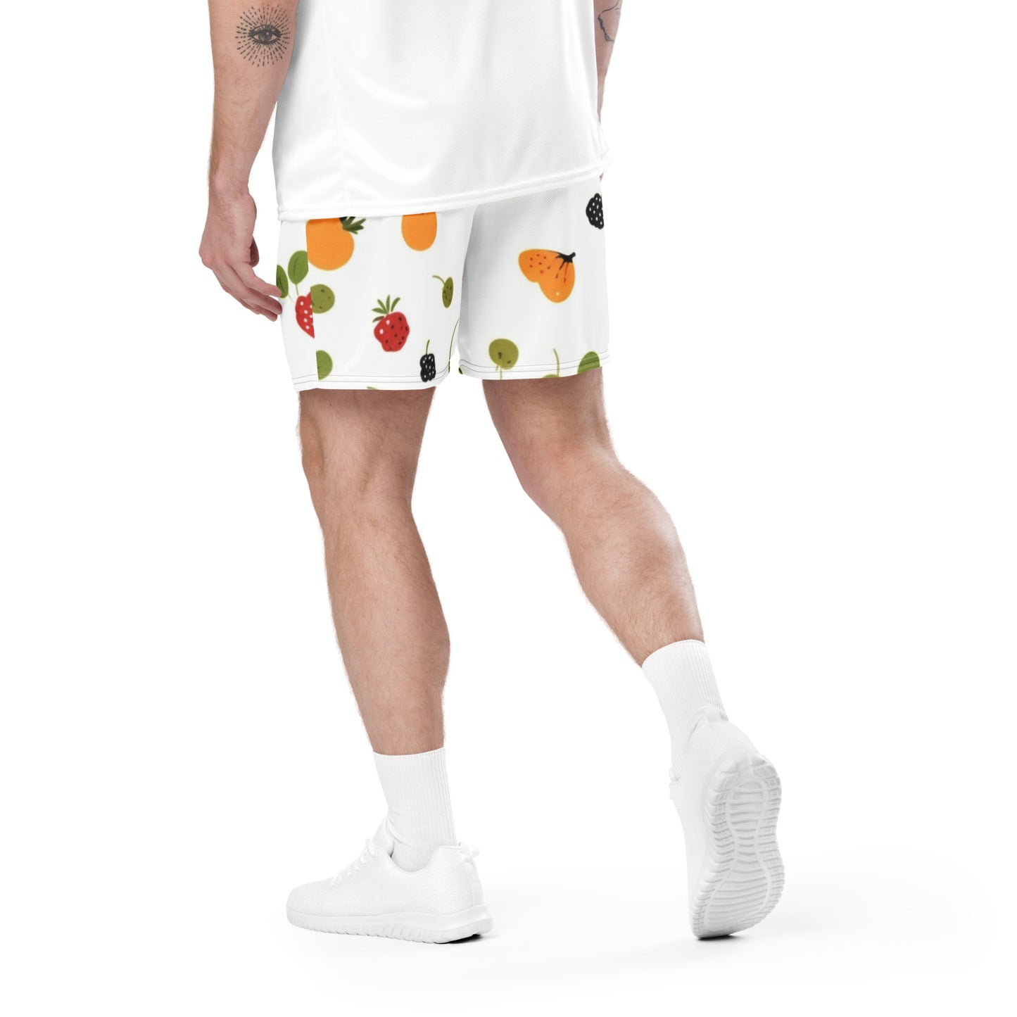Pantalones cortos de malla unisex Fruit Burst 