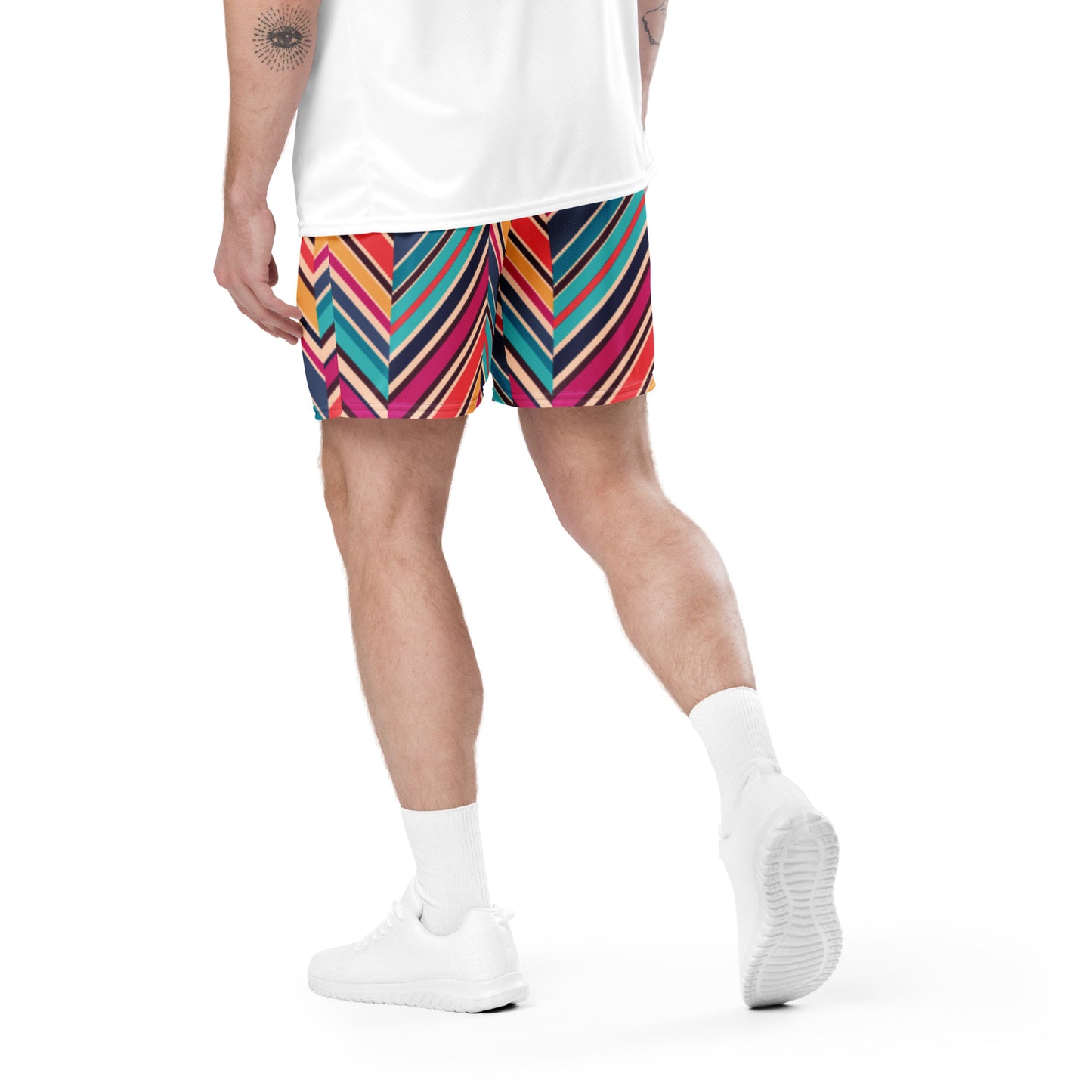 Shorts de malla unisex Colors Mashup 
