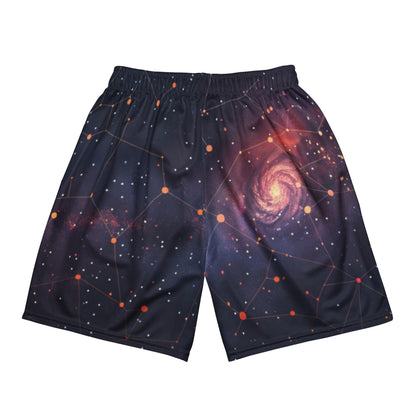 Star Matrix Unisex Mesh-Shorts