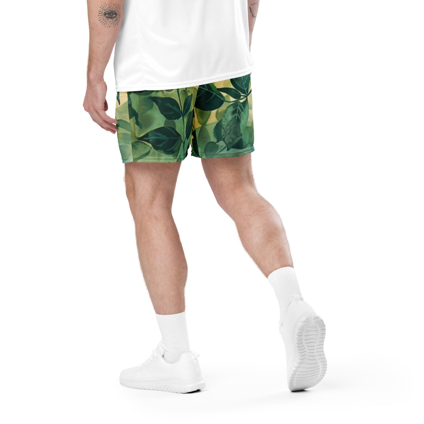 Lemon Tree Unisex Mesh Shorts