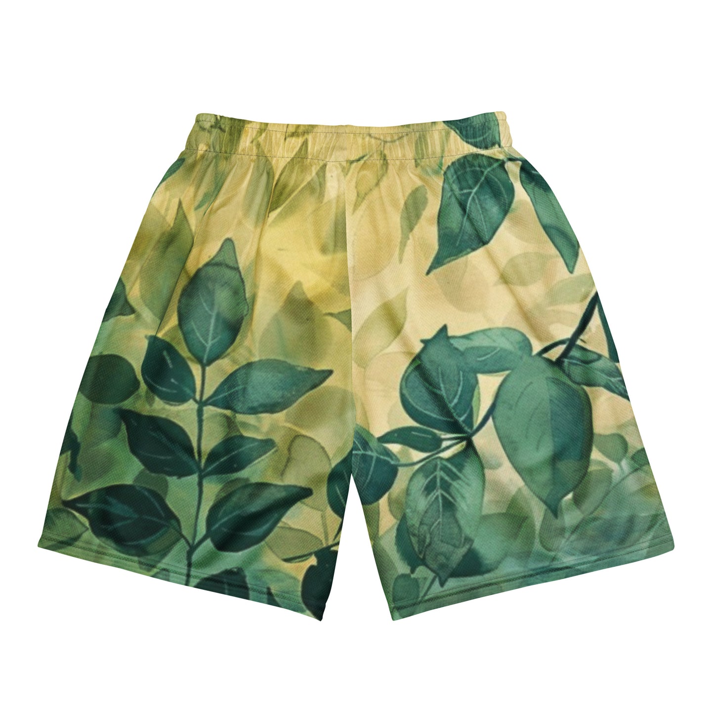 Lemon Tree Unisex Mesh Shorts