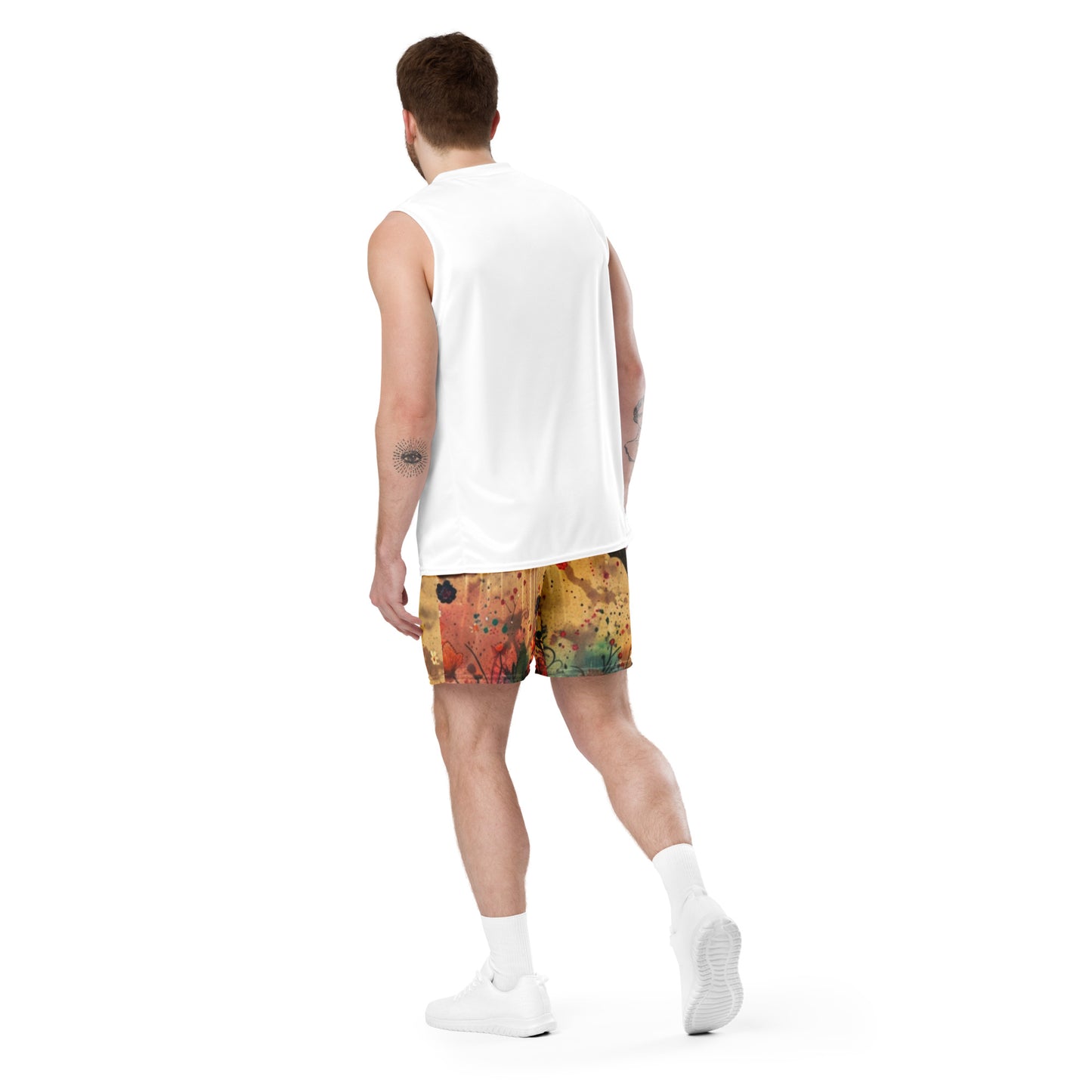 Boho Earth Unisex Mesh Shorts