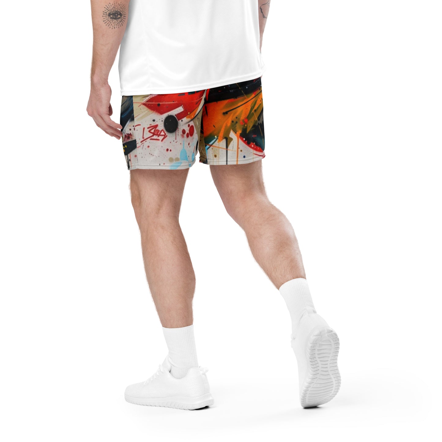 Metro Graffiti Unisex Mesh-Shorts