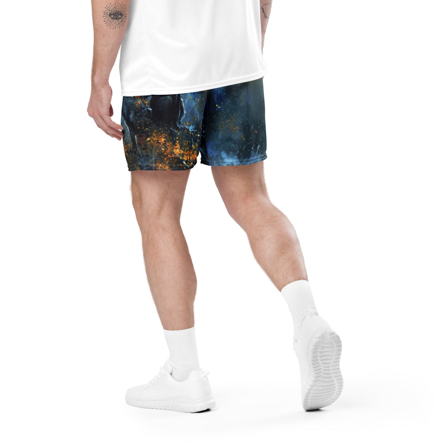 Mystic Wolf Unisex Mesh-Shorts