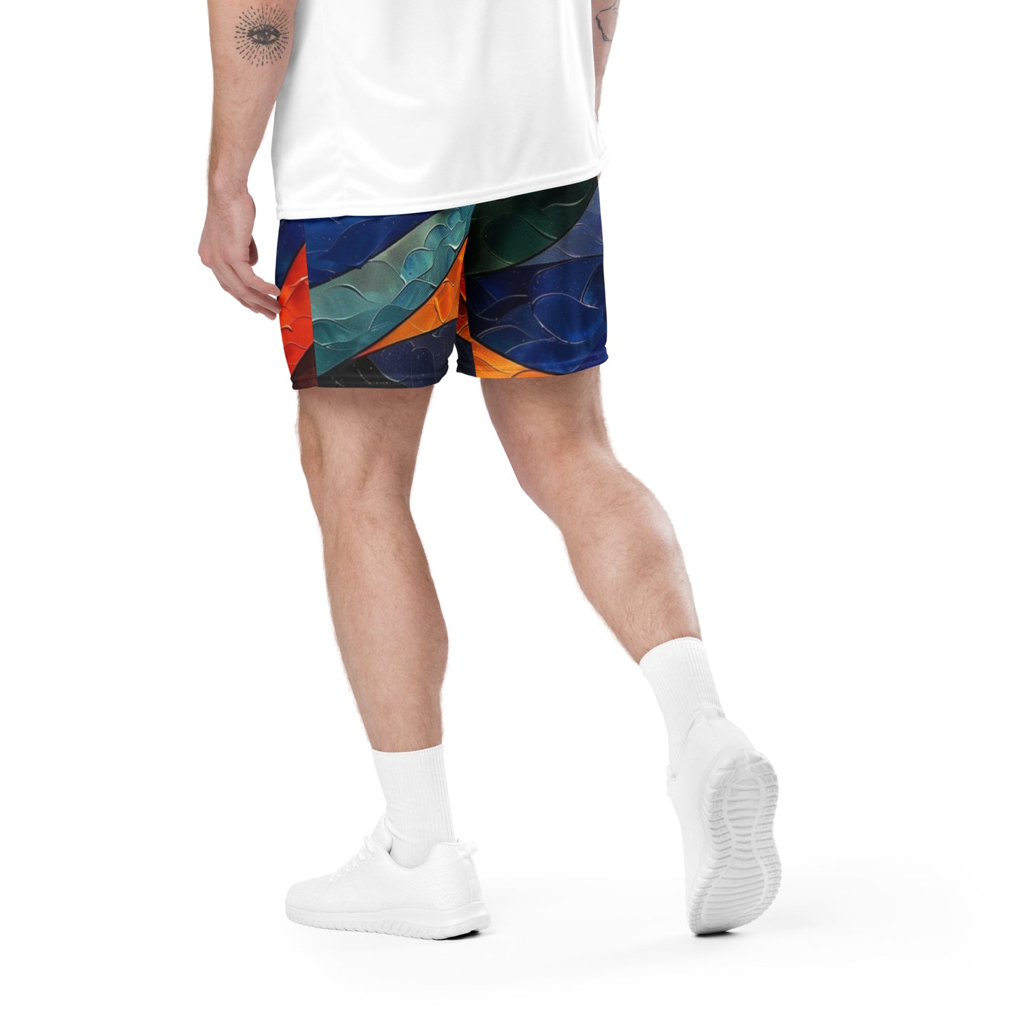 Radiant Waves – Unisex-Mesh-Shorts