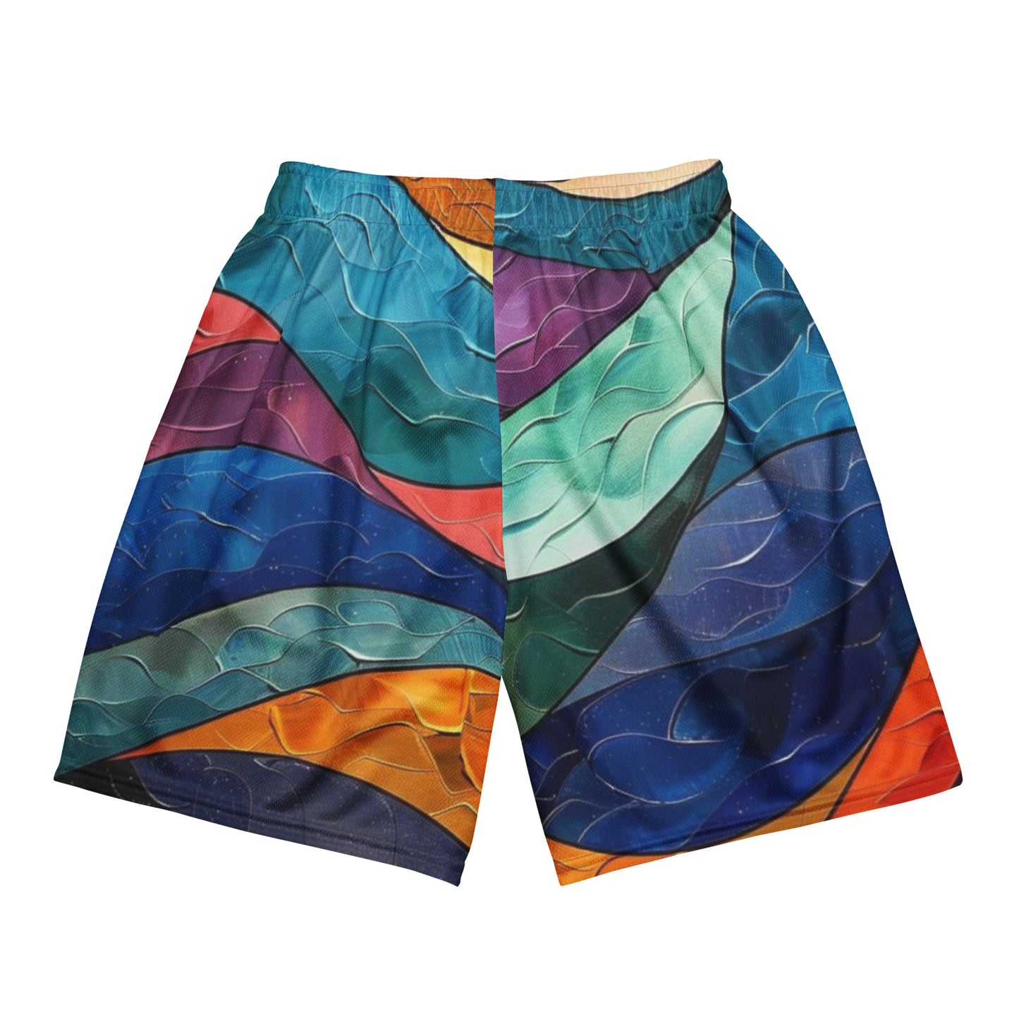 Radiant Waves Unisex Mesh Shorts