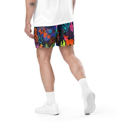 Jungle Lights Unisex Mesh Shorts