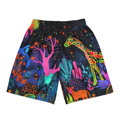 Jungle Lights Unisex Mesh Shorts