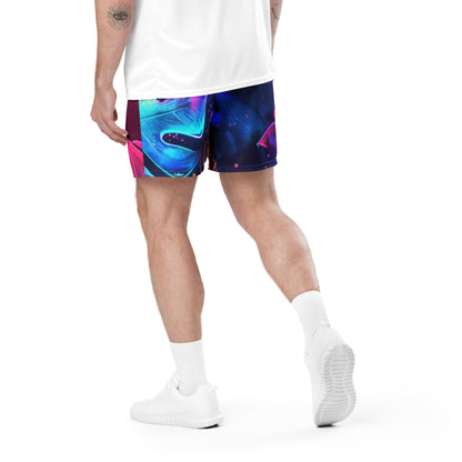 Radiant Splash Unisex Mesh-Shorts