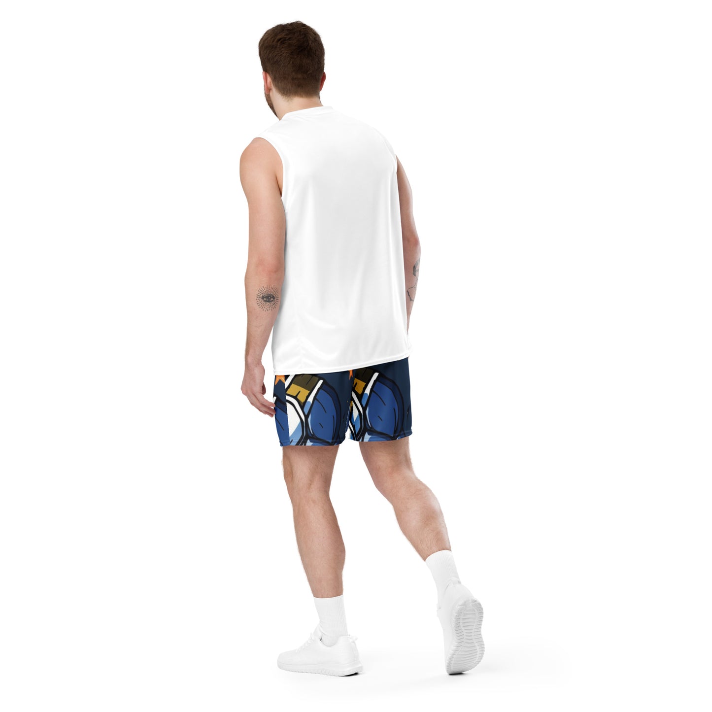 Vegeta Anime Unisex mesh shorts