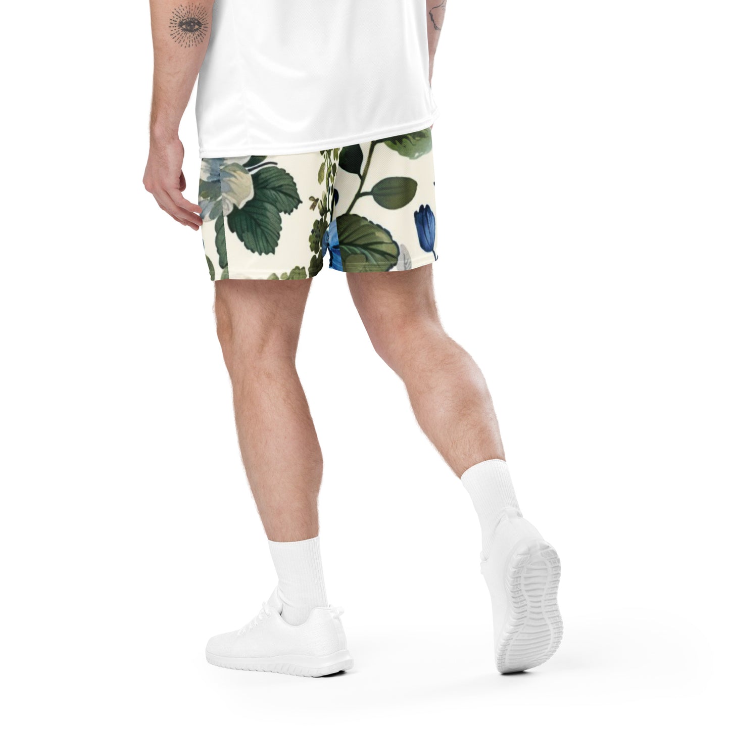 Blue Garden – Unisex-Mesh-Shorts