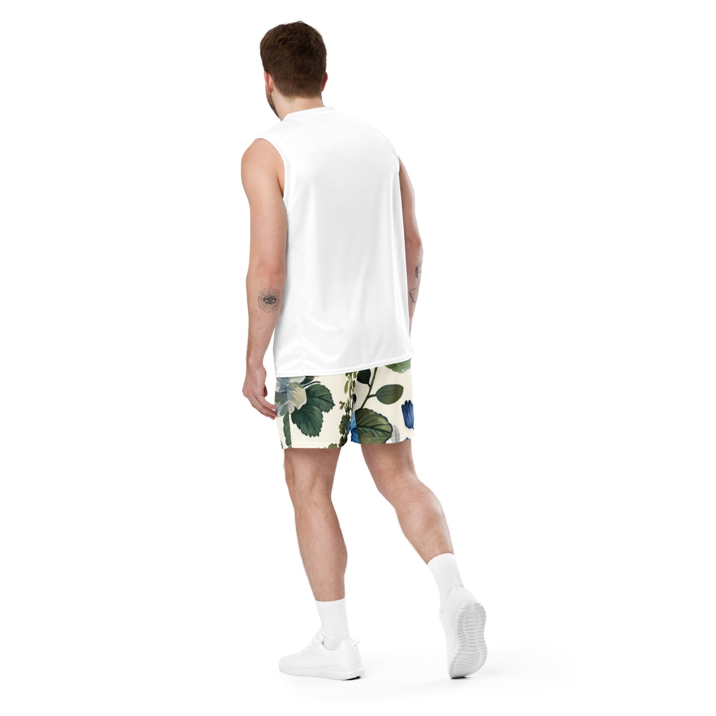 Blue Garden – Unisex-Mesh-Shorts