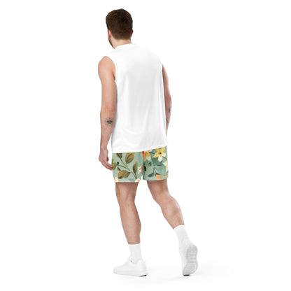 Sunrise Bloom Unisex Mesh Shorts