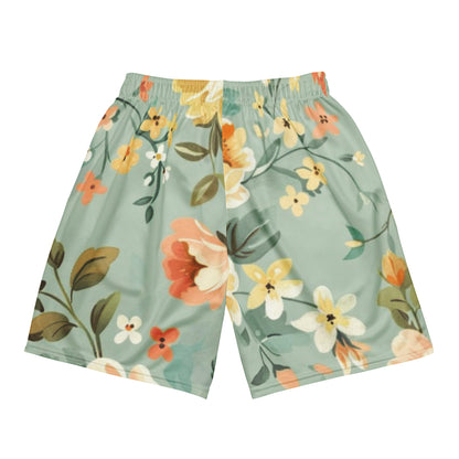 Sunrise Bloom Unisex Mesh Shorts