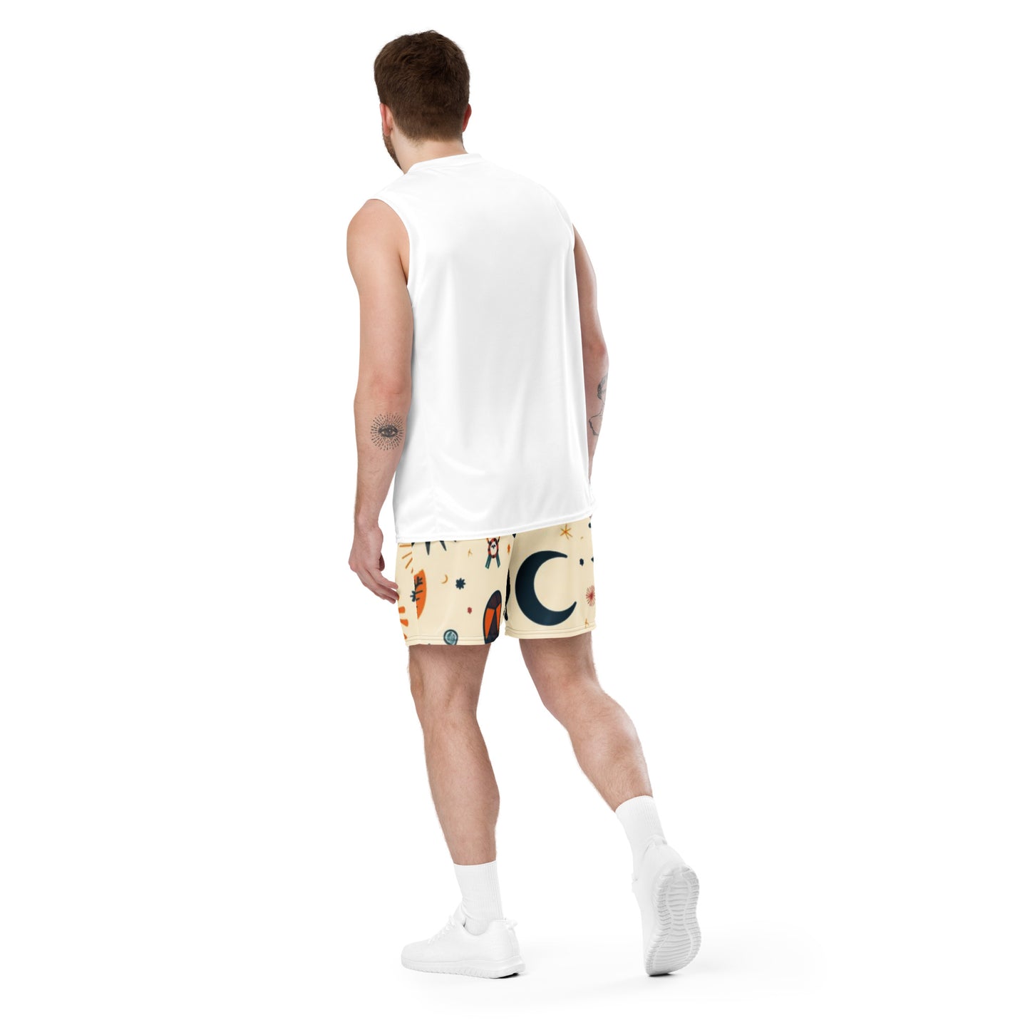 Boho Symbols Unisex Mesh Shorts