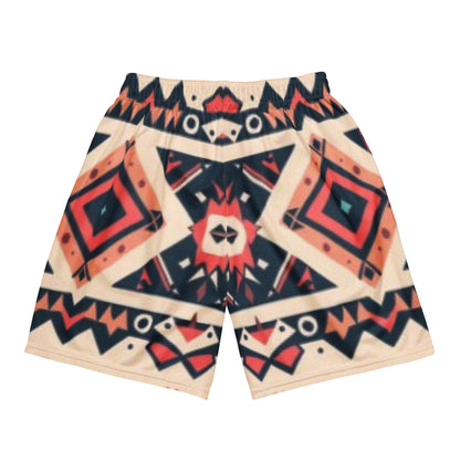 Bohemian Glyph – Unisex-Mesh-Shorts