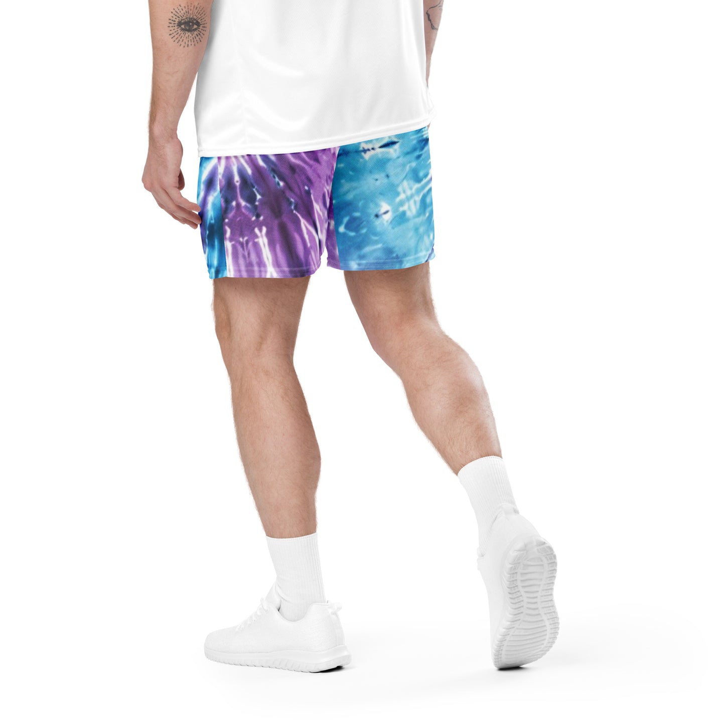 Lavender Mist Unisex Mesh Shorts