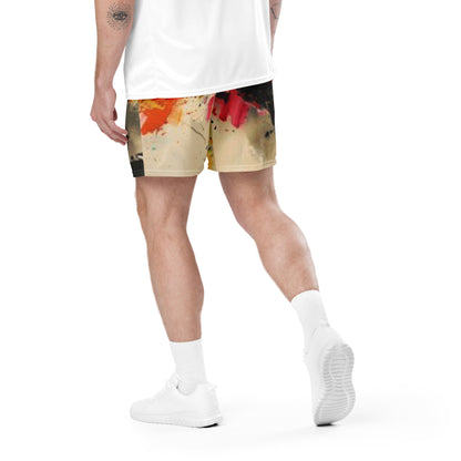 Abstrakte Burst Unisex Mesh Shorts