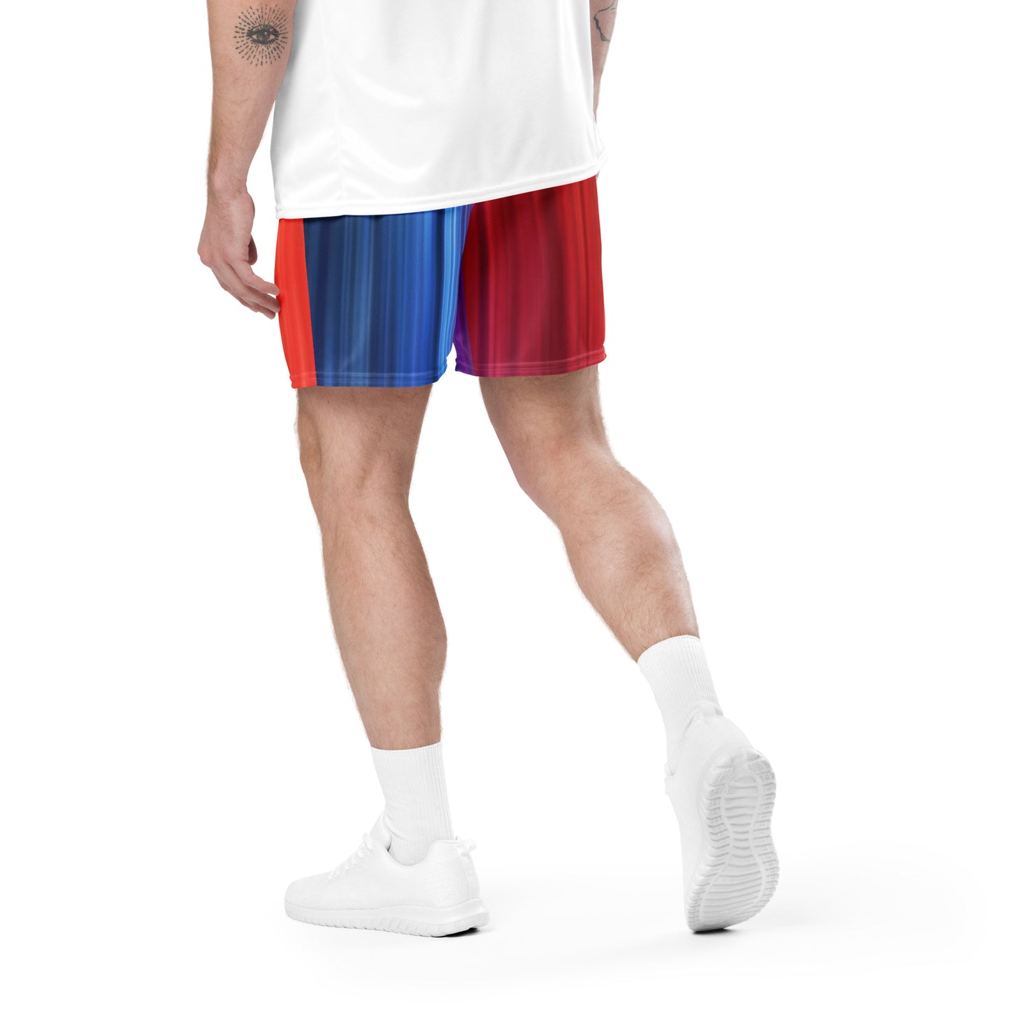 Transient Waves Unisex Mesh Shorts