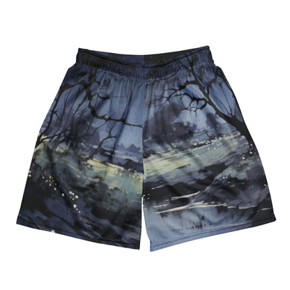 Dark Woods Unisex-Mesh-Shorts