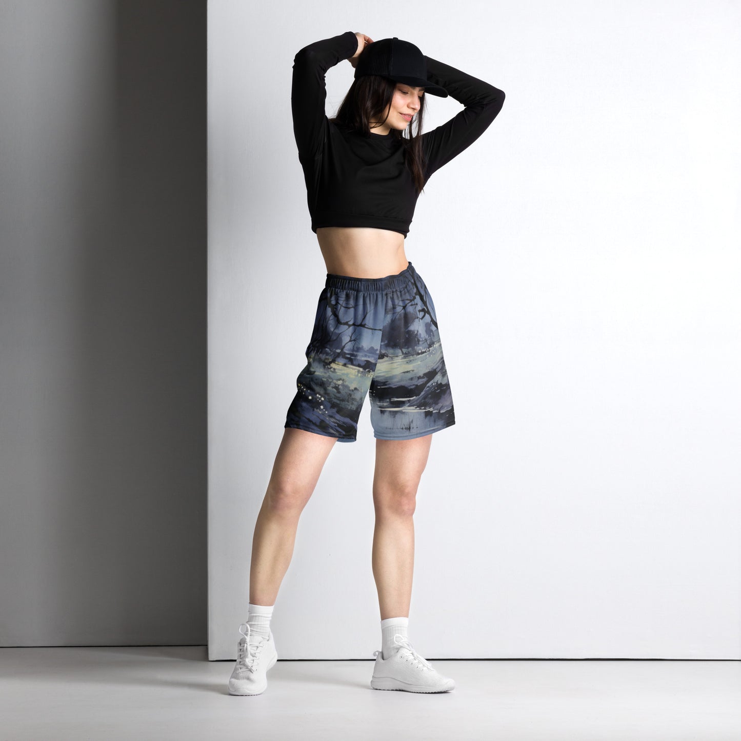 Dark Woods Unisex Mesh Shorts